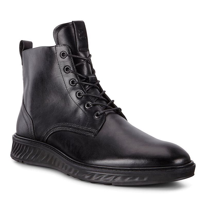 Men Boots Ecco St.1 Hybrid - Boots Black - India XKDETQ208